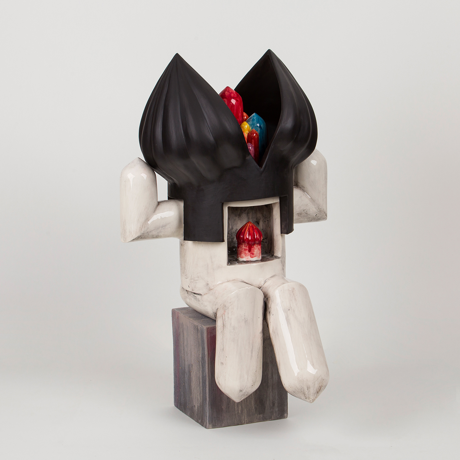 Contemporary Iranian art object with modern minimalist design, handmade by Ashkan Behjou
