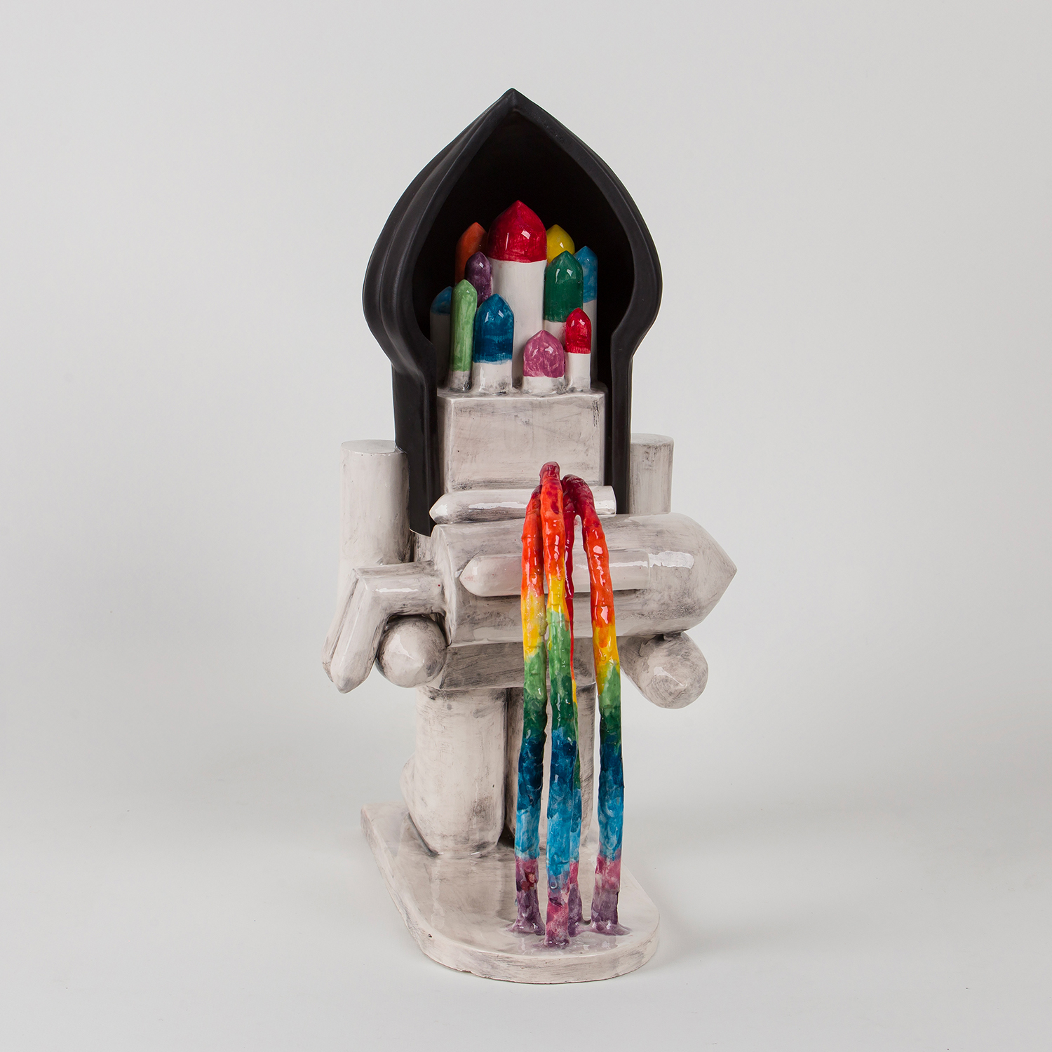 Contemporary Iranian art object with modern minimalist design, handmade by Ashkan Behjou