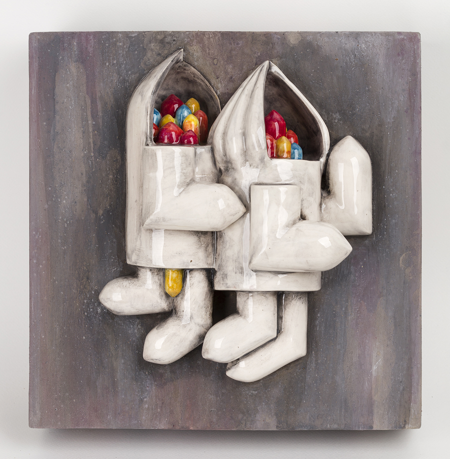 Contemporary Iranian art object with modern minimalist design, handmade by Ashkan Behjou