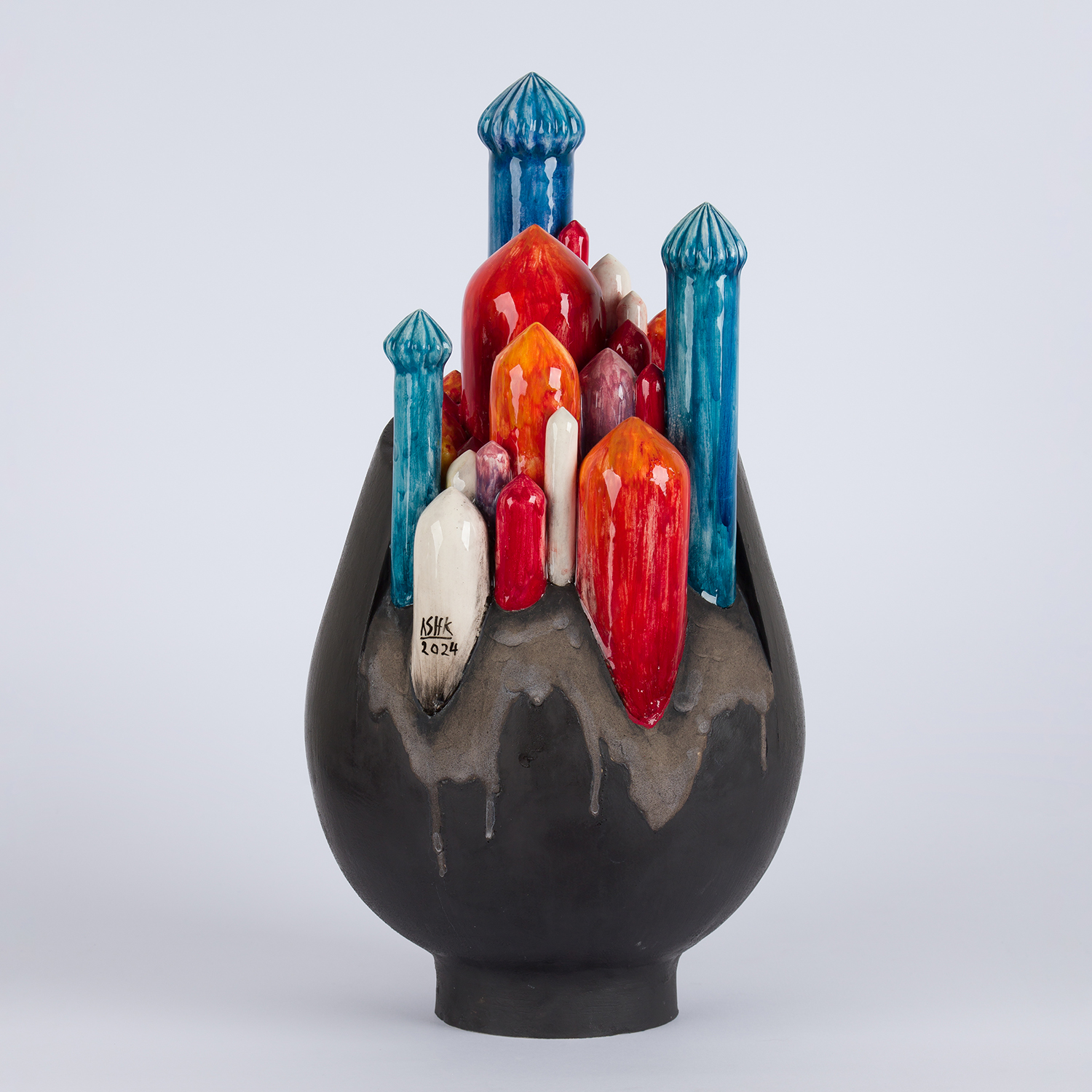 Iranian artisan object with detailed craftsmanship, created by Ashkan Behjou