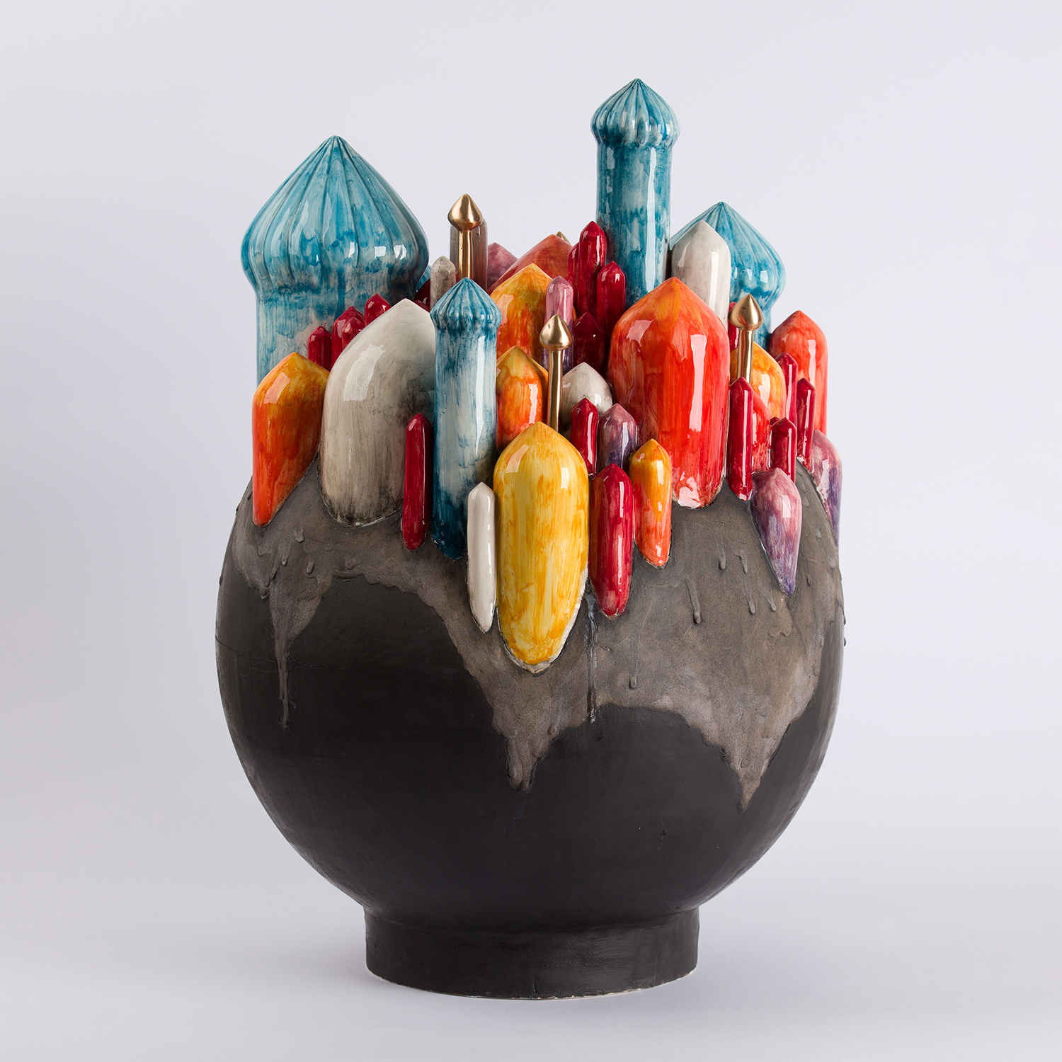 Iranian artisan object with detailed craftsmanship, created by Ashkan Behjou