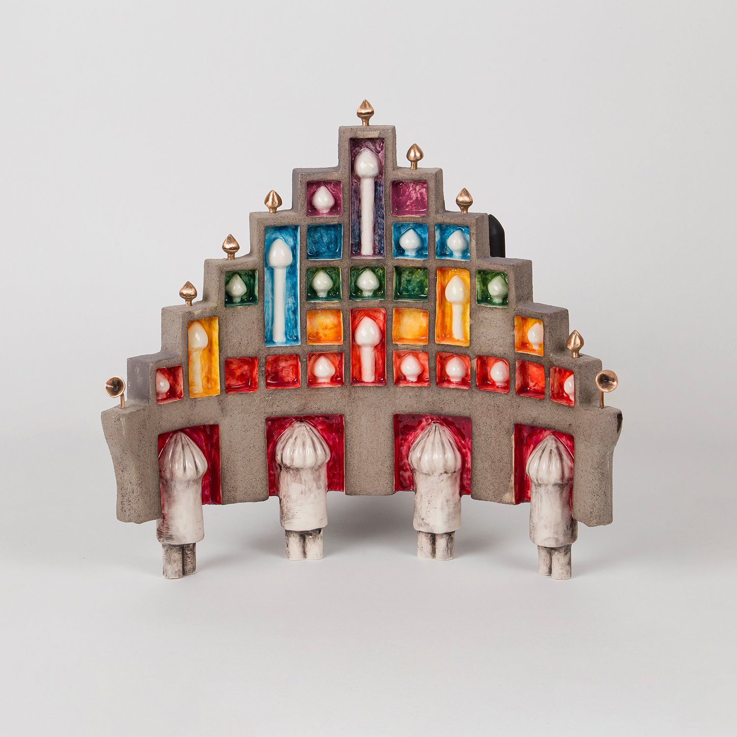 Contemporary Iranian art object with modern minimalist design, handmade by Ashkan Behjou