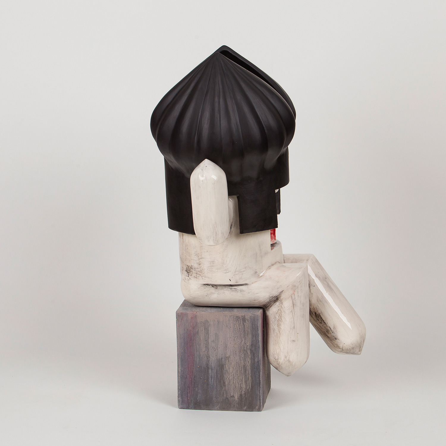 Contemporary Iranian art object with modern minimalist design, handmade by Ashkan Behjou