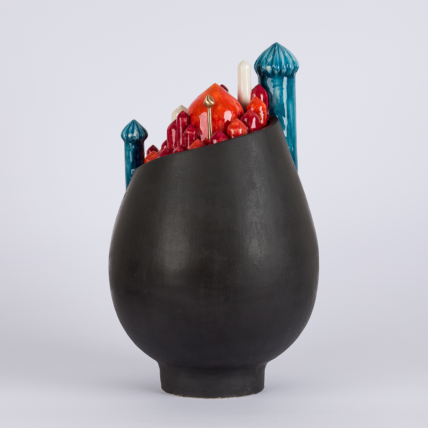 Iranian artisan object with detailed craftsmanship, created by Ashkan Behjou