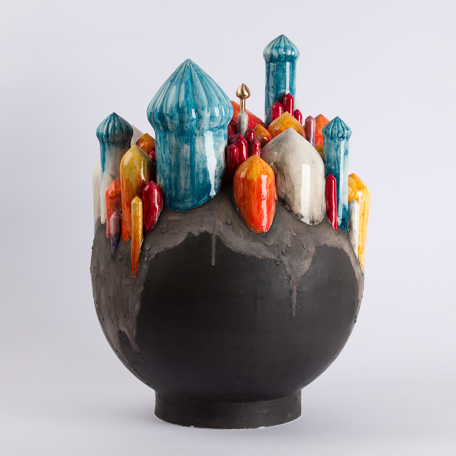 Iranian artisan object with detailed craftsmanship, created by Ashkan Behjou