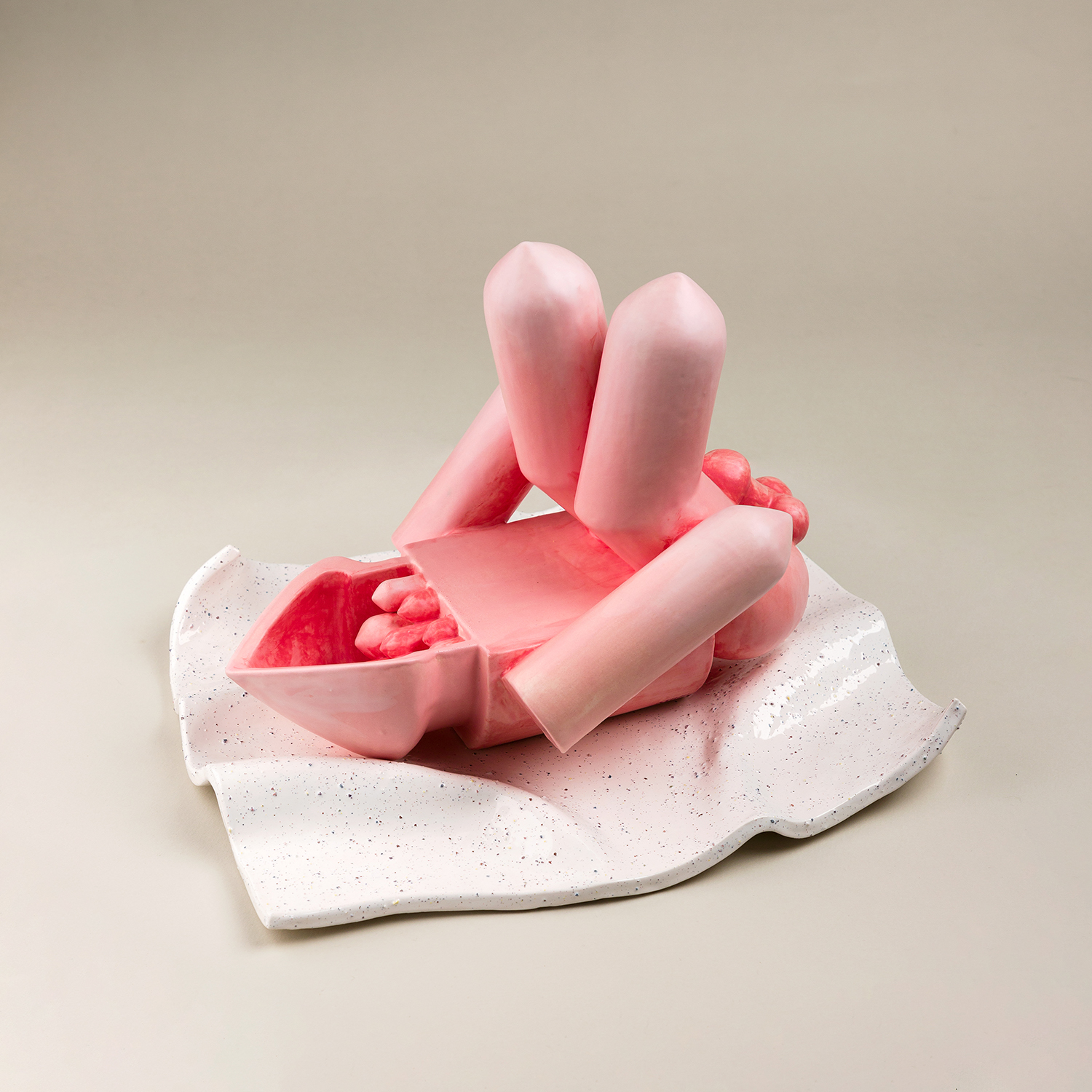 Contemporary Iranian art object with modern minimalist design, handmade by Ashkan Behjou