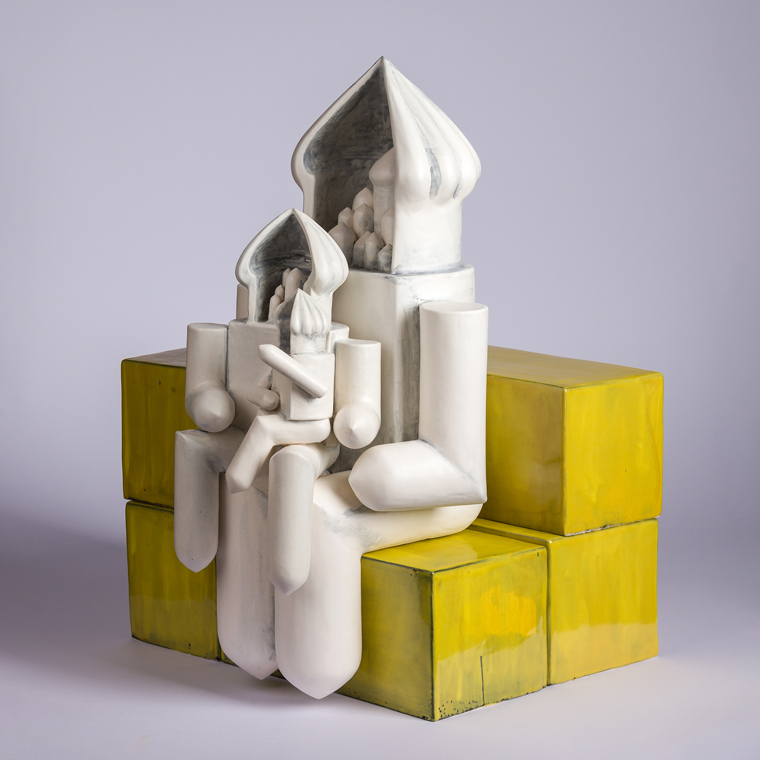 3. In the span of Three, Ceramic, 47x33x35 cm, 2025 copy