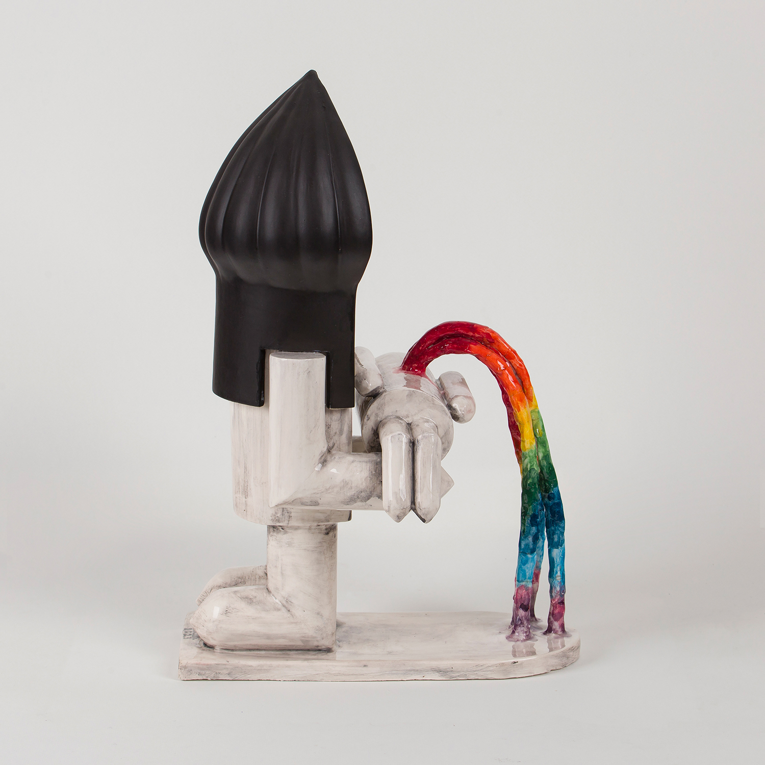 Contemporary Iranian art object with modern minimalist design, handmade by Ashkan Behjou