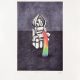 Modern interpretation of Persian design in a handmade Iranian artwork by Ashkan Behjou