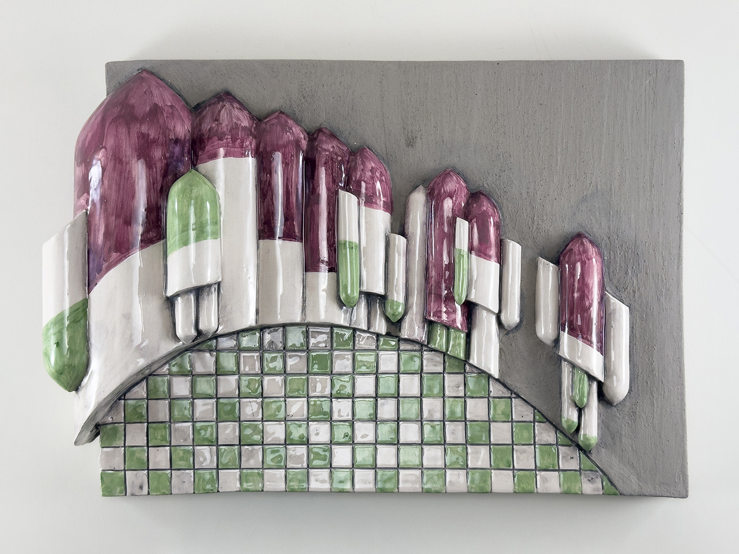 Contemporary Iranian art object with modern minimalist design, handmade by Ashkan Behjou