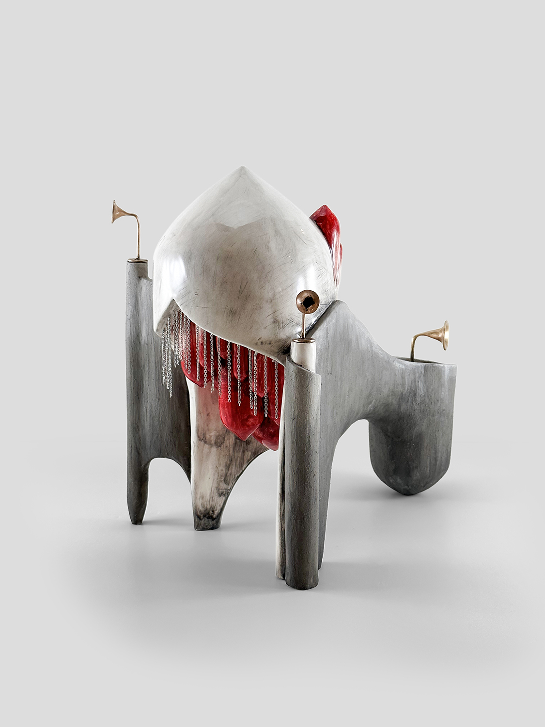Contemporary Iranian art object with modern minimalist design, handmade by Ashkan Behjou