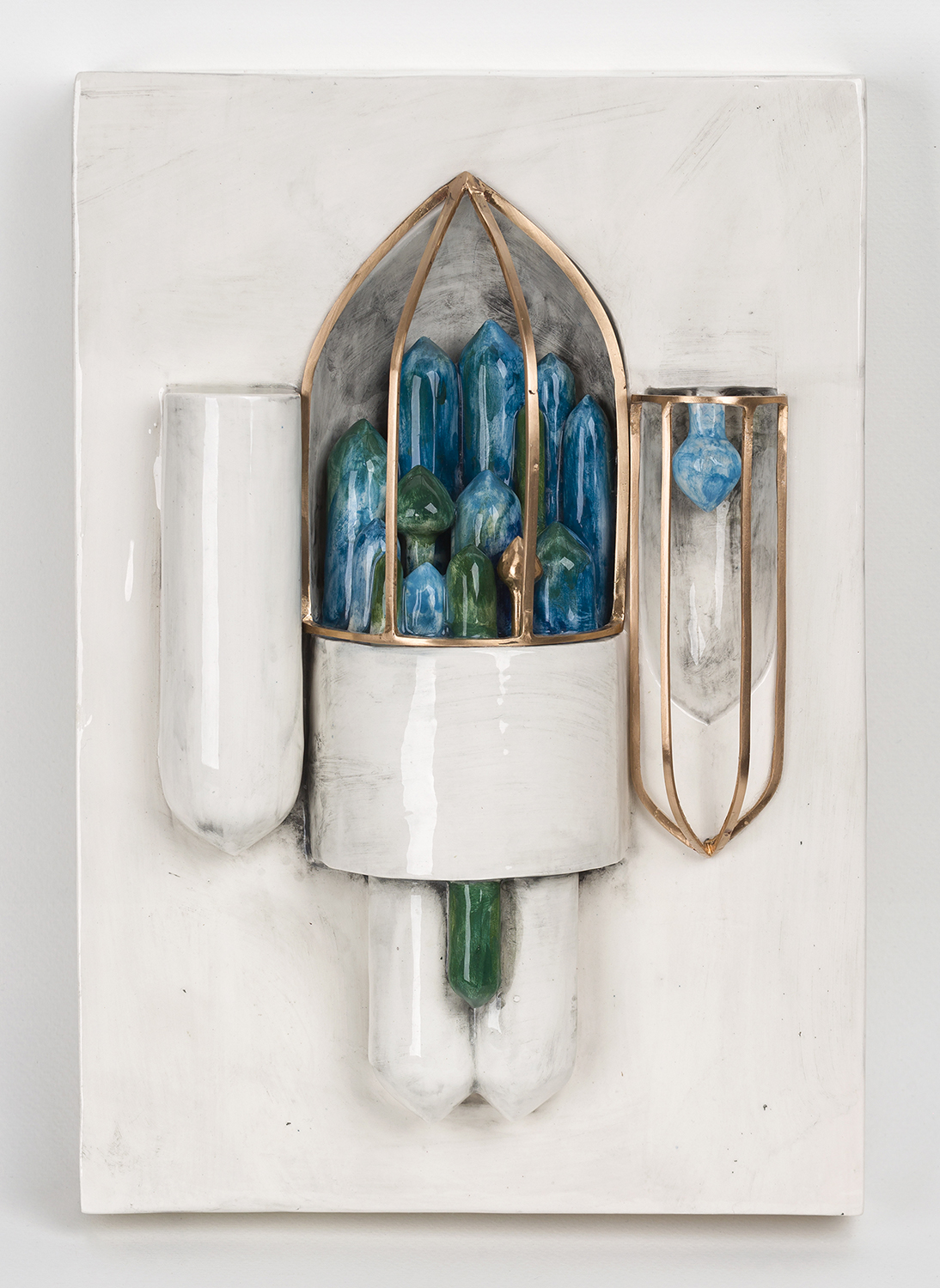 Contemporary Iranian art object with modern minimalist design, handmade by Ashkan Behjou